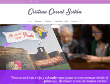 Tablet Screenshot of cristinacorralsoilan.com